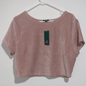 Wild Fable corduroy cropped tee sz XXL